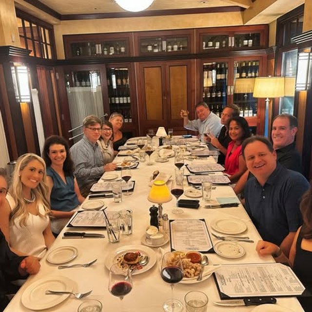 Dinner with fellow Compass agents and colleagues.